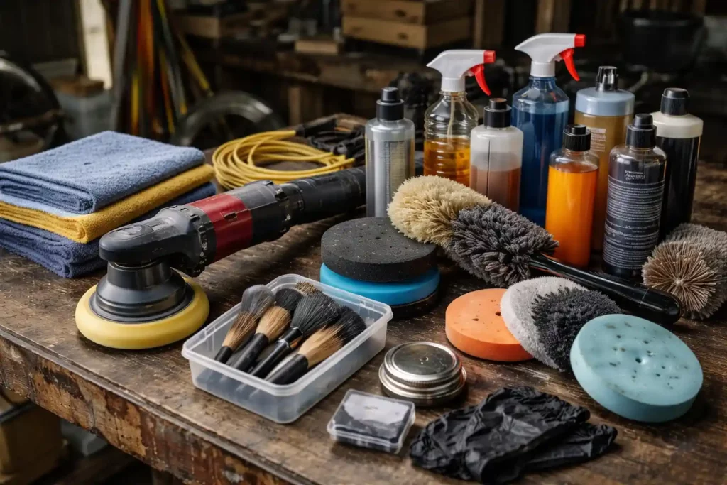 تجهیزات دیتیلینگ ماشین